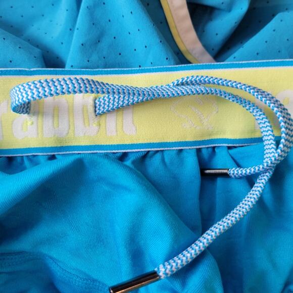 Rabbit Repeats Running Shorts Blue Size XS - Picture 8 of 8